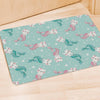 Cute Cat Mermaid Print Door Mat-grizzshop