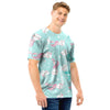 Cute Cat Mermaid Print Men T Shirt-grizzshop