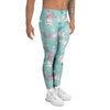 Cute Cat Mermaid Print Men's Leggings-grizzshop