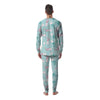 Cute Cat Mermaid Print Men's Pajamas-grizzshop