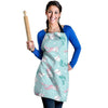 Cute Cat Mermaid Print Women's Apron-grizzshop