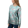 Cute Cat Mermaid Print Women's Sweatshirt-grizzshop