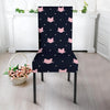 Cute Cat Polka Dot Print Chair Cover-grizzshop