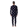 Cute Cat Polka Dot Print Men's Pajamas-grizzshop