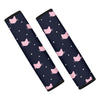 Cute Cat Polka Dot Print Seat Belt Cover-grizzshop