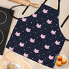 Cute Cat Polka Dot Print Women's Apron-grizzshop