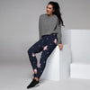 Cute Cat Polka Dot Print Women's Joggers-grizzshop