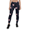 Cute Cat Polka Dot Print Women's Leggings-grizzshop