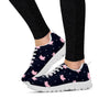 Cute Cat Polka Dot Print Women's Sneakers-grizzshop