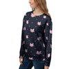 Cute Cat Polka Dot Print Women's Sweatshirt-grizzshop