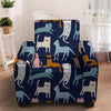 Cute Cat Style Print Armchair Cover-grizzshop