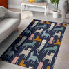 Cute Cat Style Print Floor Mat-grizzshop