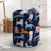 Cute Cat Style Print Laundry Basket-grizzshop