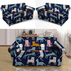 Cute Cat Style Print Loveseat Cover-grizzshop