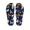 Cute Cat Style Print Men's Flip Flops-grizzshop