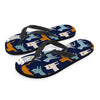 Cute Cat Style Print Men's Flip Flops-grizzshop