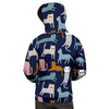 Cute Cat Style Print Men's Hoodie-grizzshop