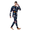 Cute Cat Style Print Men's Pajamas-grizzshop