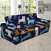 Cute Cat Style Print Sofa Cover-grizzshop