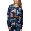 Cute Cat Style Print Women's Sweatshirt-grizzshop