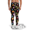 Cute Children Halloween Print Pattern Men's Leggings-grizzshop