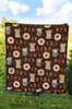 Cute Coffee Pattern Print Quilt-grizzshop