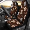 Cute Coffee Pattern Print Universal Fit Car Seat Covers-grizzshop