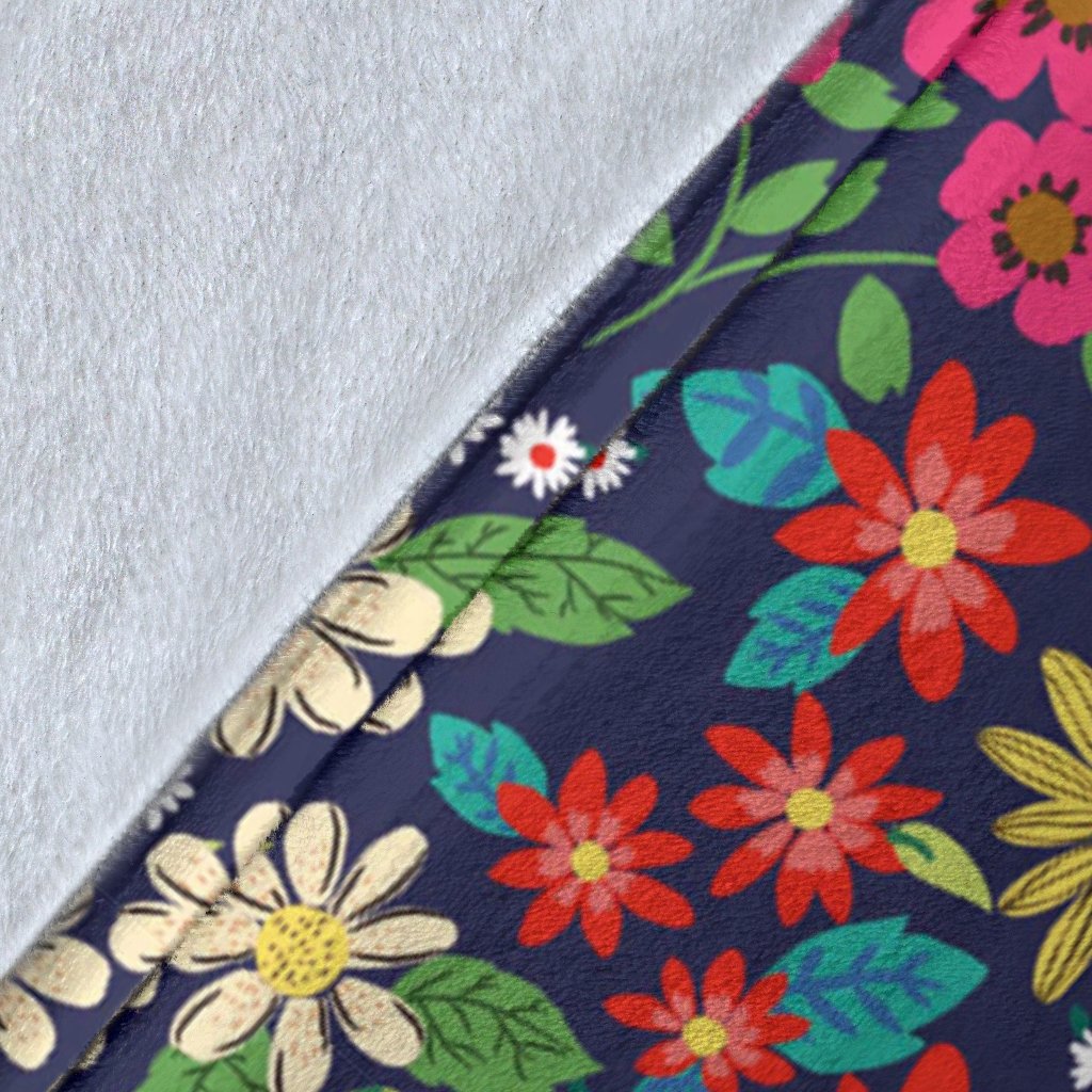 Cute Colorful Daisy Pattern Print Blanket-grizzshop