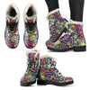 Cute Colorful Daisy Pattern Print Comfy Winter Boots-grizzshop