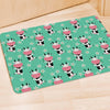 Cute Cow Floral Print Door Mat-grizzshop