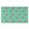 Cute Cow Floral Print Door Mat-grizzshop