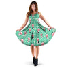 Cute Cow Floral Print Dress-grizzshop