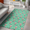 Cute Cow Floral Print Floor Mat-grizzshop