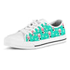 Cute Cow Floral Print Men's Low Top Shoes-grizzshop