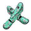 Cute Cow Floral Print Muay Thai Shin Guard-grizzshop