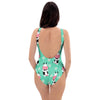 Cute Cow Floral Print One Piece Swimsuite-grizzshop