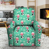 Cute Cow Floral Print Recliner Cover-grizzshop