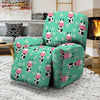 Cute Cow Floral Print Recliner Cover-grizzshop