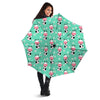 Cute Cow Floral Print Umbrella-grizzshop