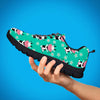 Cute Cow Floral Print Women's Sneakers-grizzshop