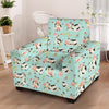 Cute Cow Print Armchair Cover-grizzshop