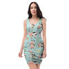 Cute Cow Print Bodycon Dress-grizzshop