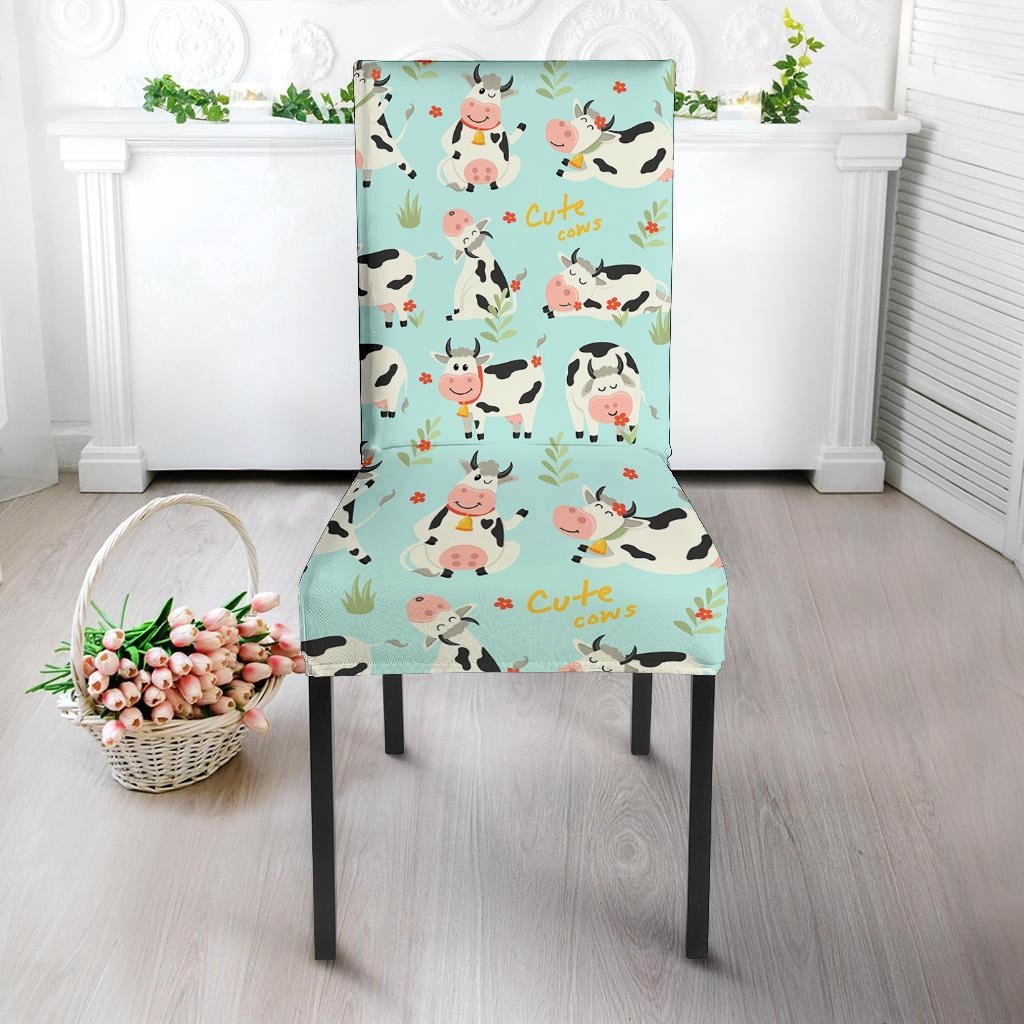 Cute Cow Print Chair Cover-grizzshop