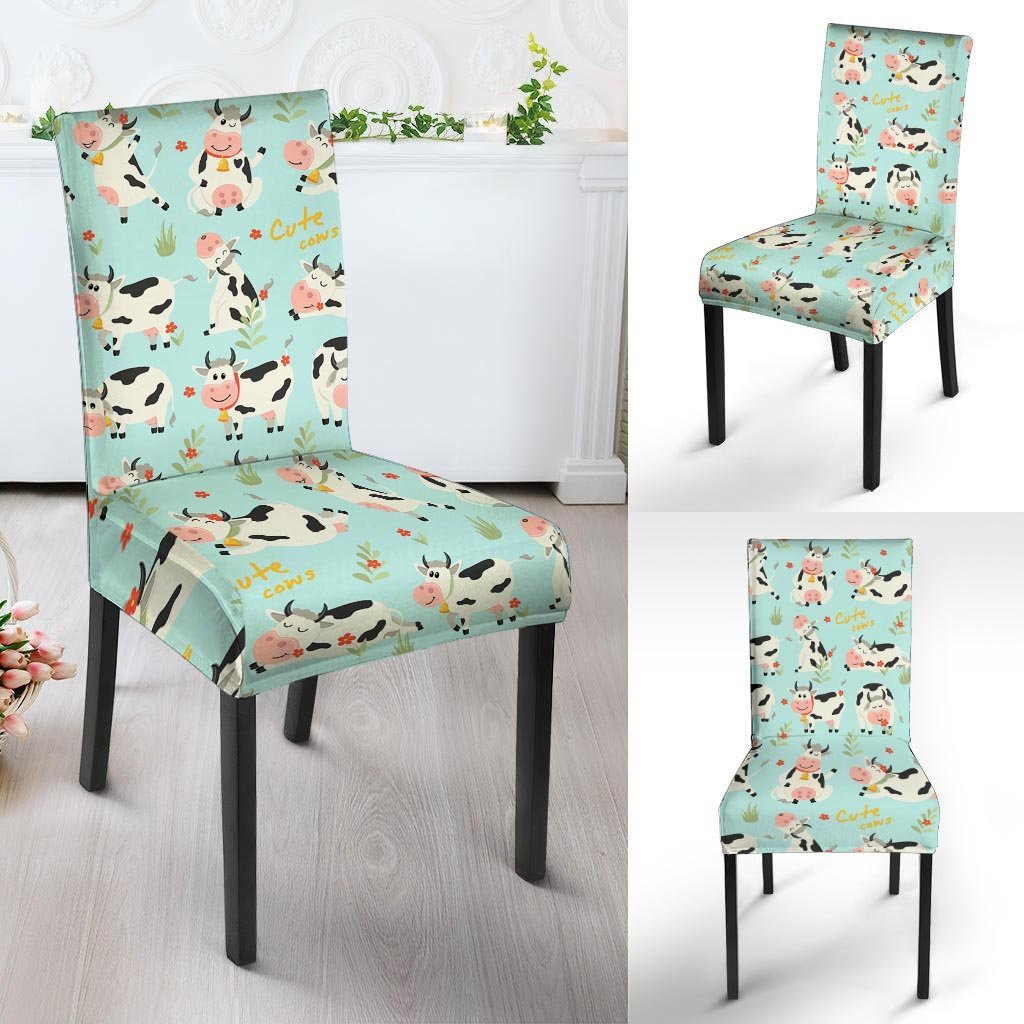 Cute Cow Print Chair Cover-grizzshop