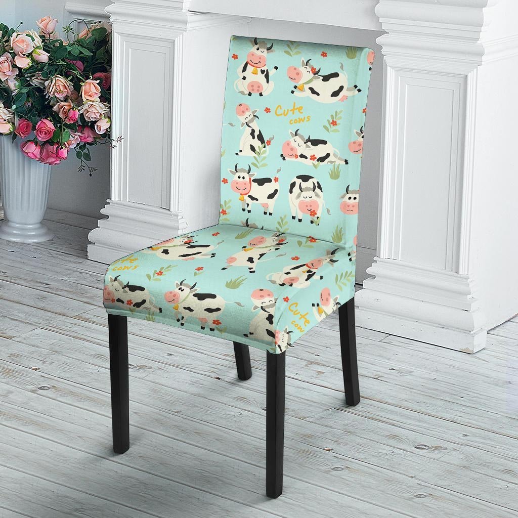 Cute Cow Print Chair Cover-grizzshop