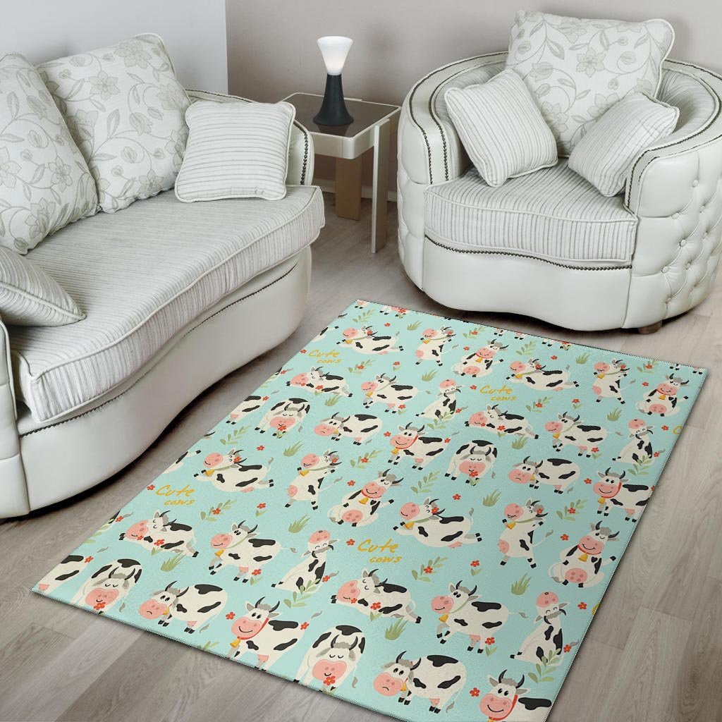 Cute Cow Print Floor Mat-grizzshop