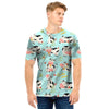 Cute Cow Print Men T Shirt-grizzshop