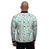 Cute Cow Print Men's Bomber Jacket-grizzshop