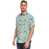 Cute Cow Print Men's Short Sleeve Shirt-grizzshop