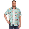 Cute Cow Print Men's Short Sleeve Shirt-grizzshop